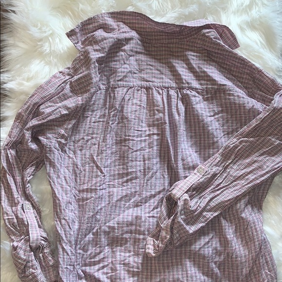 Lila Rose plaid button down top - Picture 3 of 4